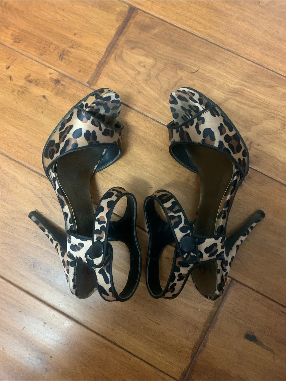 Joey O Animal Leopard Print Women’s Heels size 6 - Preowned